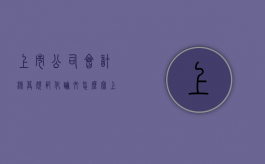 上市公司会计核算规范化论文怎么写（上市公司会计核算规范化研究）