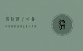 律师经手的廉政案件，法律与正义的交织