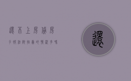 还不上房贷房子被法院拍卖的情况多吗（欠钱不还贷款的房子可以拍卖吗）