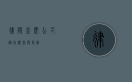 律师查阅公司账目，权利与限制