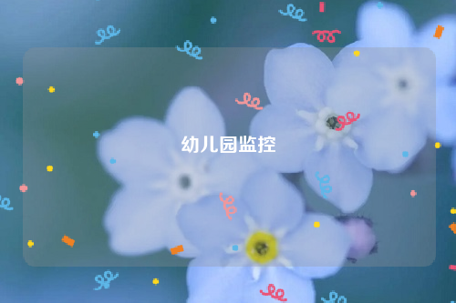 幼儿园监控