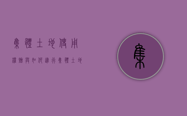 集体土地使用权赠与如何进行?(集体土地可以赠予吗) 集体土地使用权赠与如何进行?(集体土地可以赠予吗)