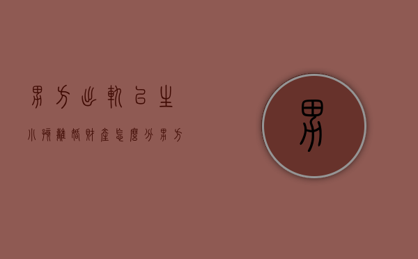 男方出轨已生小孩离婚财产怎么分（男方出轨生了小孩,对方能不能告他）