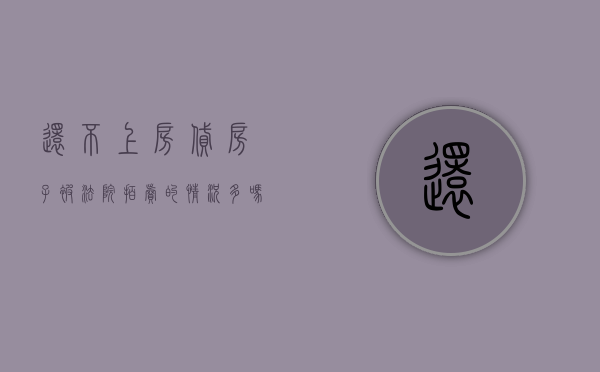 还不上房贷房子被法院拍卖的情况多吗（欠钱不还贷款的房子可以拍卖吗）