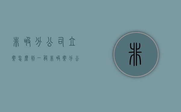 非吸分公司立案怎么判（一般非吸案分公司要抓什么人）