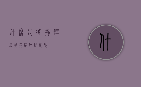 什么是按揭购房（按揭房什么意思）