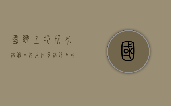 国际上的所有权保留制度（所有权保留的形式）