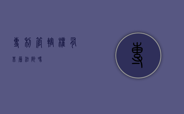 专利管辖权有基层法院吗？