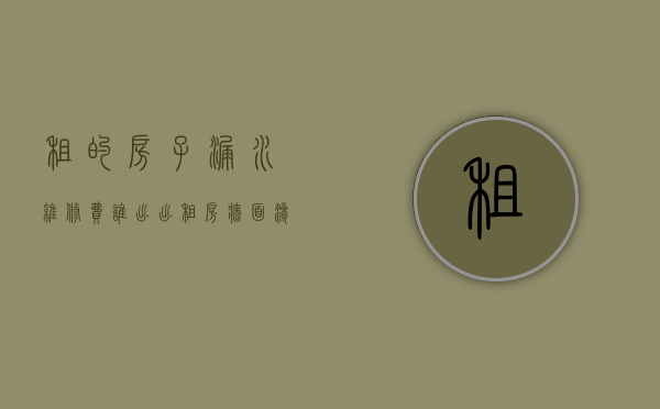 租的房子漏水维修费谁出?（出租房墙面渗水维修费谁来负担）