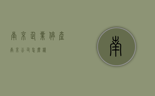 南京企业停产（南京公司怎么样）