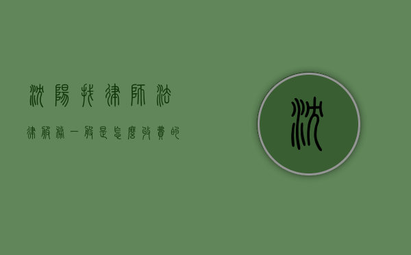 沈阳找律师法律服务一般是怎么收费的,律师收费参考标准（沈阳律师咨询电话）