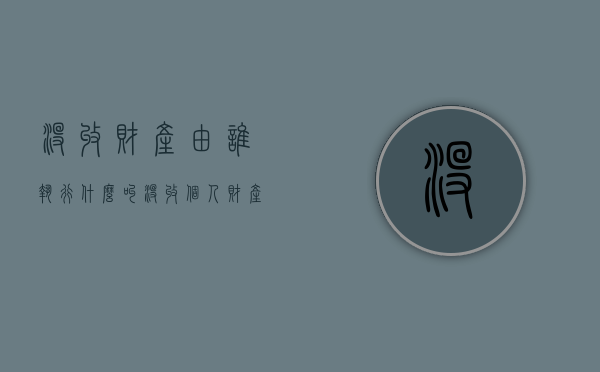 没收财产由谁执行（什么叫没收个人财产）