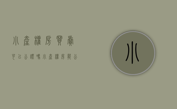 小产权房买卖可以公证吗（小产权房能公证转让吗现在怎么办）