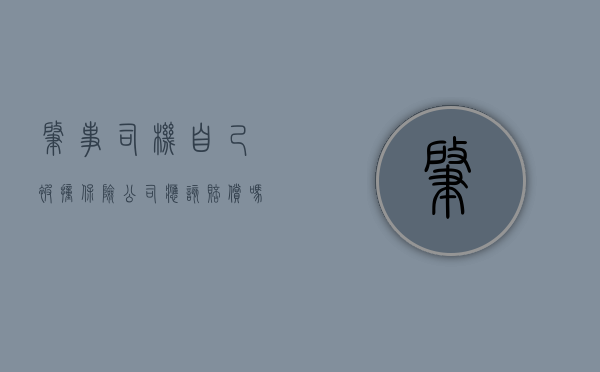 肇事司机自己被撞保险公司应该赔偿吗（自己出车祸了保险公司赔吗）