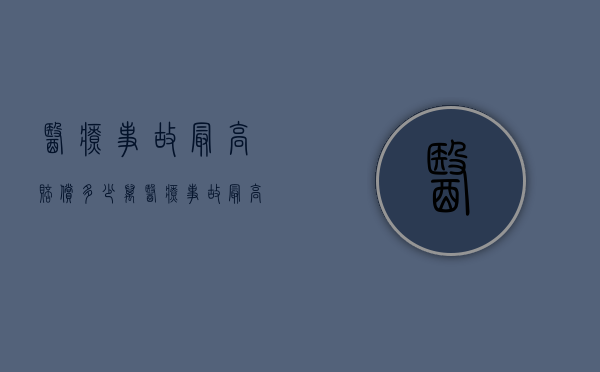 医疗事故最高赔偿多少万（医疗事故最高赔偿多少钱一天）