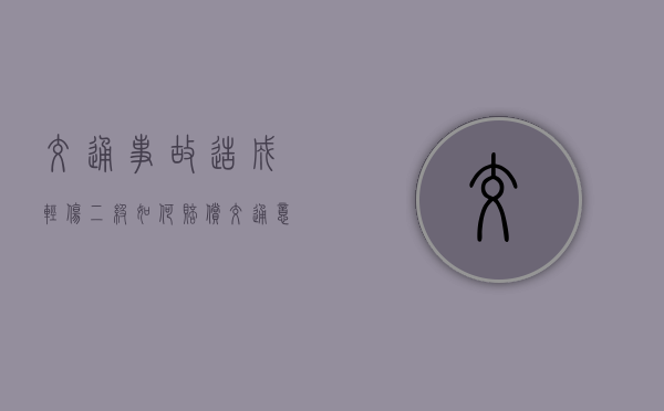 交通事故造成轻伤二级如何赔偿？（交通意外误工费赔偿标准）
