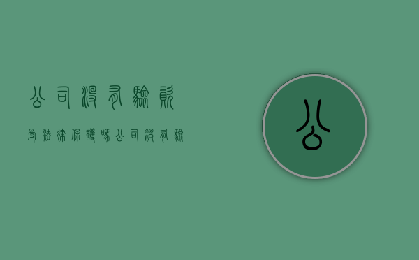公司没有验资受法律保护吗（公司没有验资,以公司名义借款违法吗）