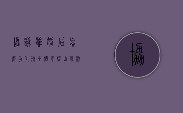 协议离婚后怎么争取孩子抚养权?（协议离婚子女抚养权问题）