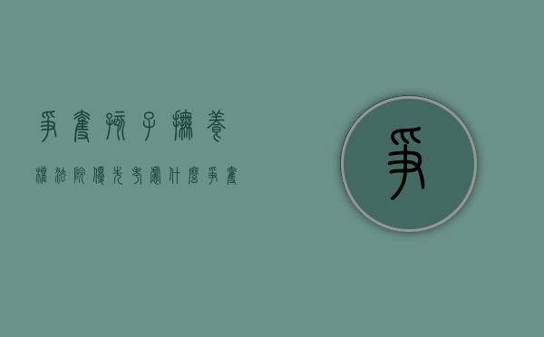 争夺孩子抚养权法院优先考虑什么（争夺孩子的抚养权需要出生证明吗）