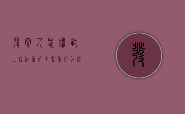 发包人怎样对工程作业进度、质量进行检查？