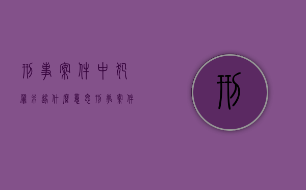 刑事案件中犯罪未遂什么意思（刑事案件中犯罪未遂什么意思呢）