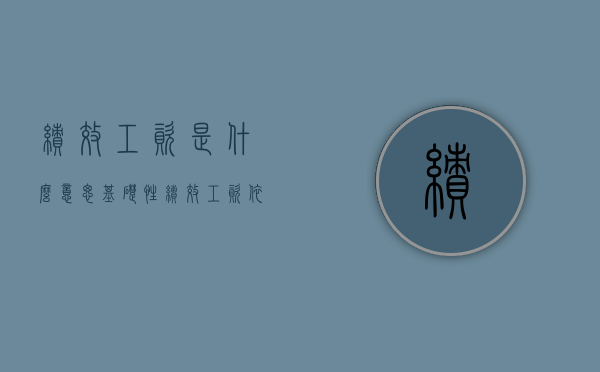 绩效工资是什么意思（基础性绩效工资依据什么发放）