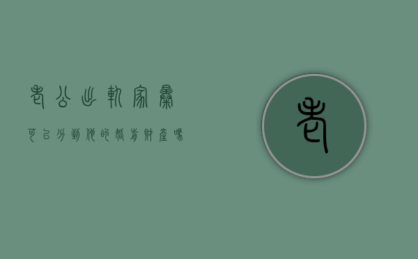 老公出轨家暴可以分到他的婚前财产吗（老公出轨,家暴）