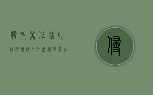 侵犯著作权的赔偿标准是什么（侵犯著作权的赔偿金额）