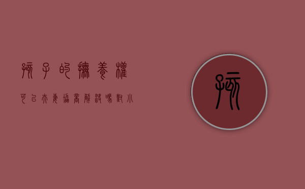 孩子的抚养权可以夫妻协商解决吗（对小孩抚养权有争议可以协议离婚吗）