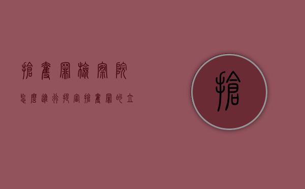 抢夺罪检察院怎么进行提审（抢夺罪的立案金额）