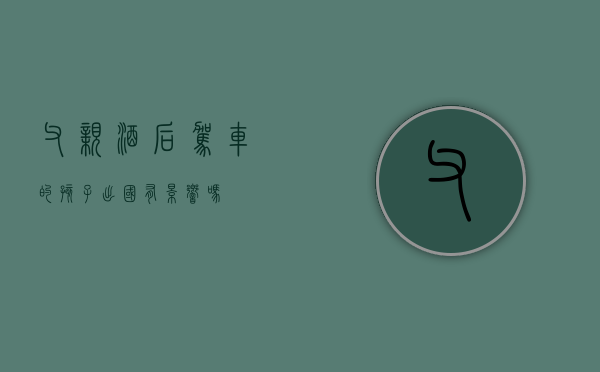 父亲酒后驾车的孩子出国有影响吗？