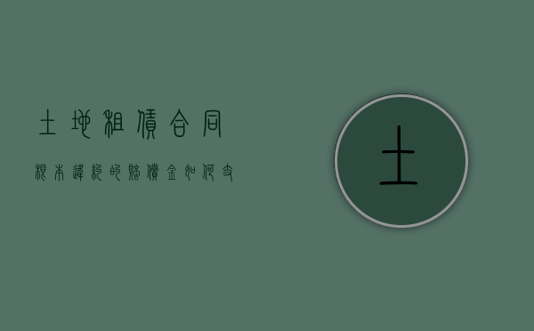 土地租赁合同根本违约的赔偿金如何支付（土地租赁合同根本违约的赔偿金如何支付给租客）