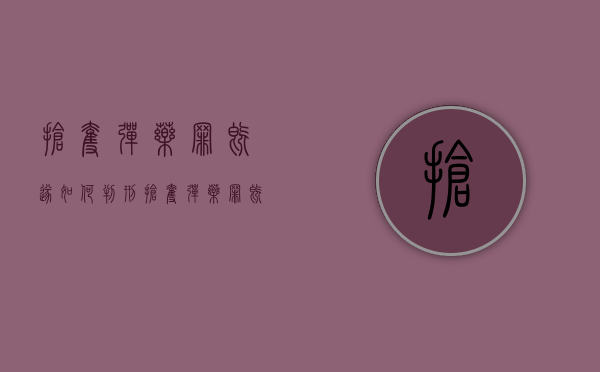 抢夺弹药罪既遂如何判刑（抢夺弹药罪既遂如何判刑的案例）