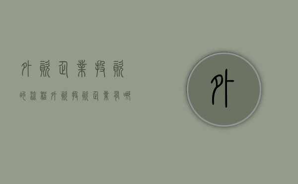 外资企业投资的流程（外资投资企业有哪些）
