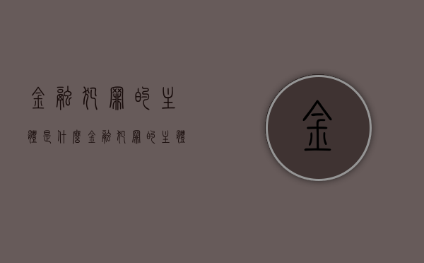 金融犯罪的主体是什么（金融犯罪的主体是()）