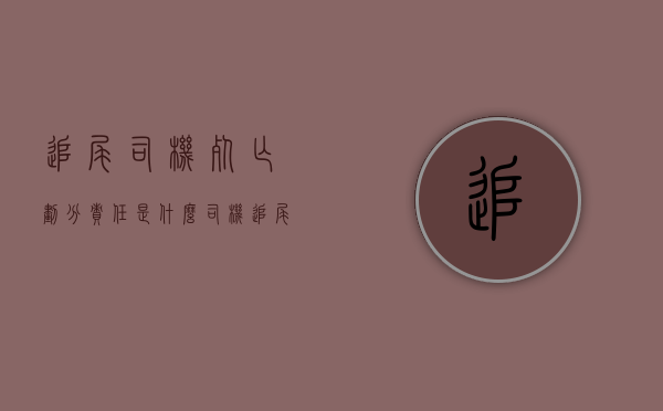 追尾司机死亡划分责任是什么（司机追尾死亡车主赔偿多少钱）