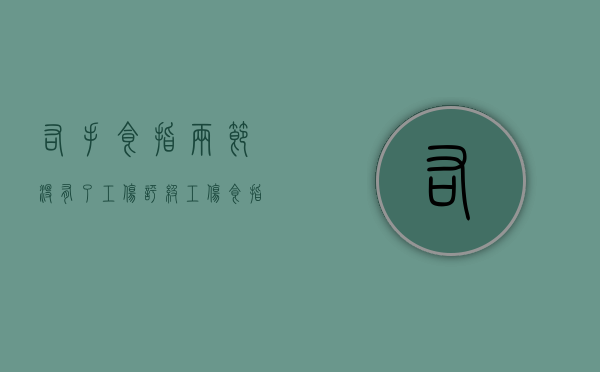 右手食指两节没有了工伤评级（工伤食指断二节赔偿标准）