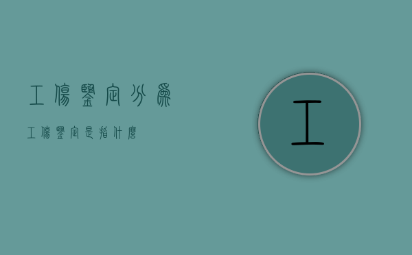 工伤鉴定分为（工伤鉴定是指什么）