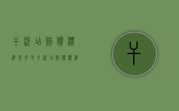 干洗店赔偿标准是多少（干洗店赔偿标准最新）