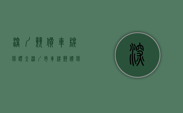 深圳竞价车牌保证金（深圳市车牌竞价保证金缴付指南）