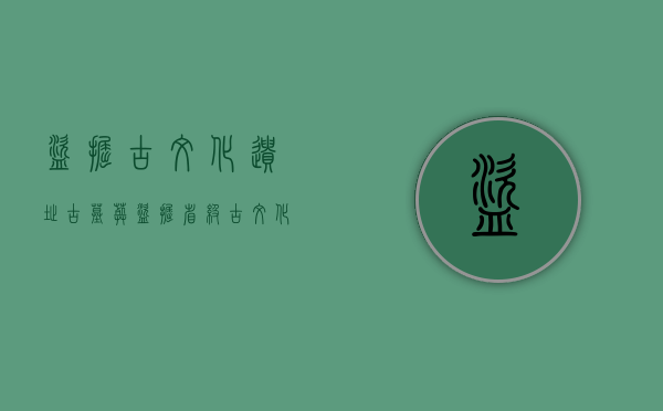盗掘古文化遗址、古墓葬（盗掘省级古文化遗址量刑）