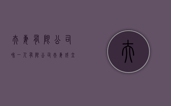夫妻有限公司和一人有限公司（夫妻成立有限公司,是否可以认定为一人公司）