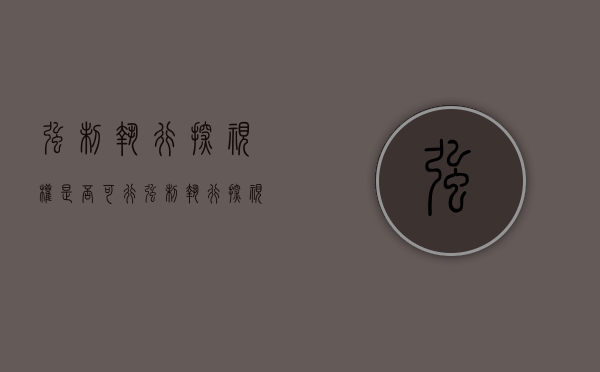 强制执行探视权是否可行（强制执行探视权是否可行）