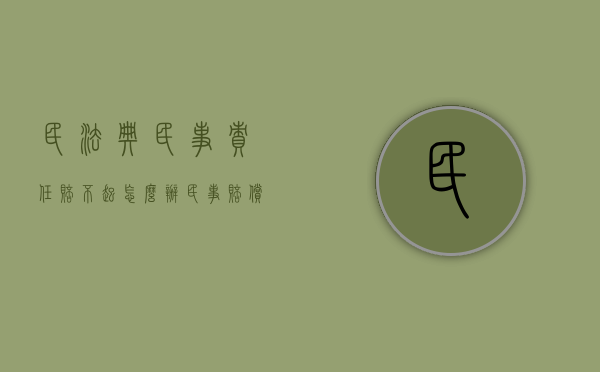 民法典民事责任赔不起怎么办（民事赔偿赔不起会有什么后果）
