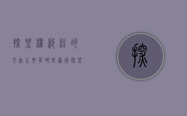 探望权纠纷的引起主要有哪些原因（探望权的含义）