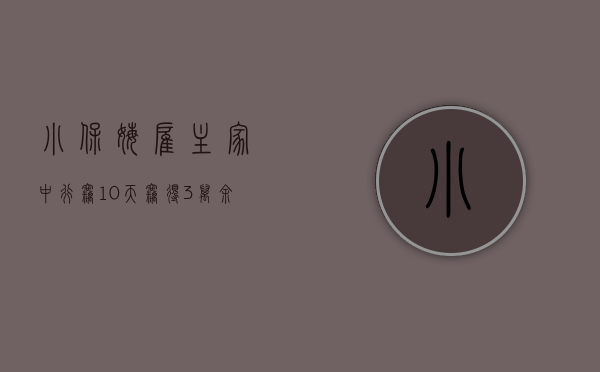 小保姆雇主家中行窃10天窃得3万余元财物,中介要承担责任吗（保姆偷盗雇主家的东西）