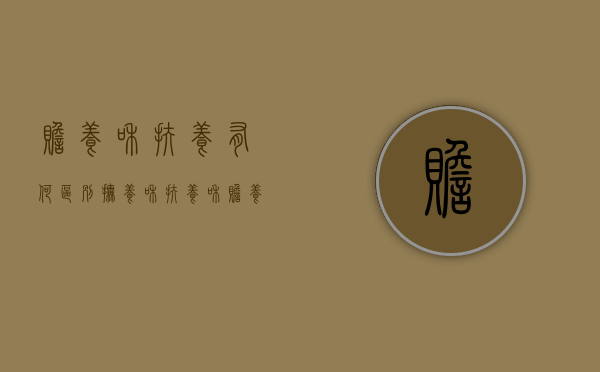 赡养和扶养有何区别（抚养和扶养和赡养的区别）
