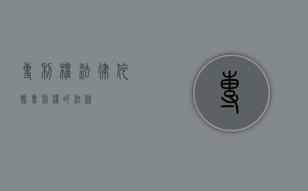 专利权法律依据（专利权的法条）