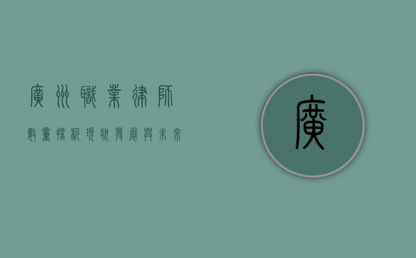 广州职业律师数量探析，现状、发展与未来展望