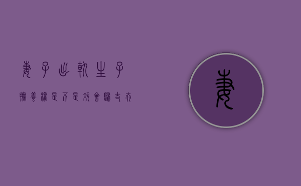 妻子出轨生子抚养权是不是就会归丈夫（妻子出轨生下的孩子可以继承遗产吗）